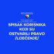 SPISAK KOJI SU OSTVARILI PRAVO LIJECENJE